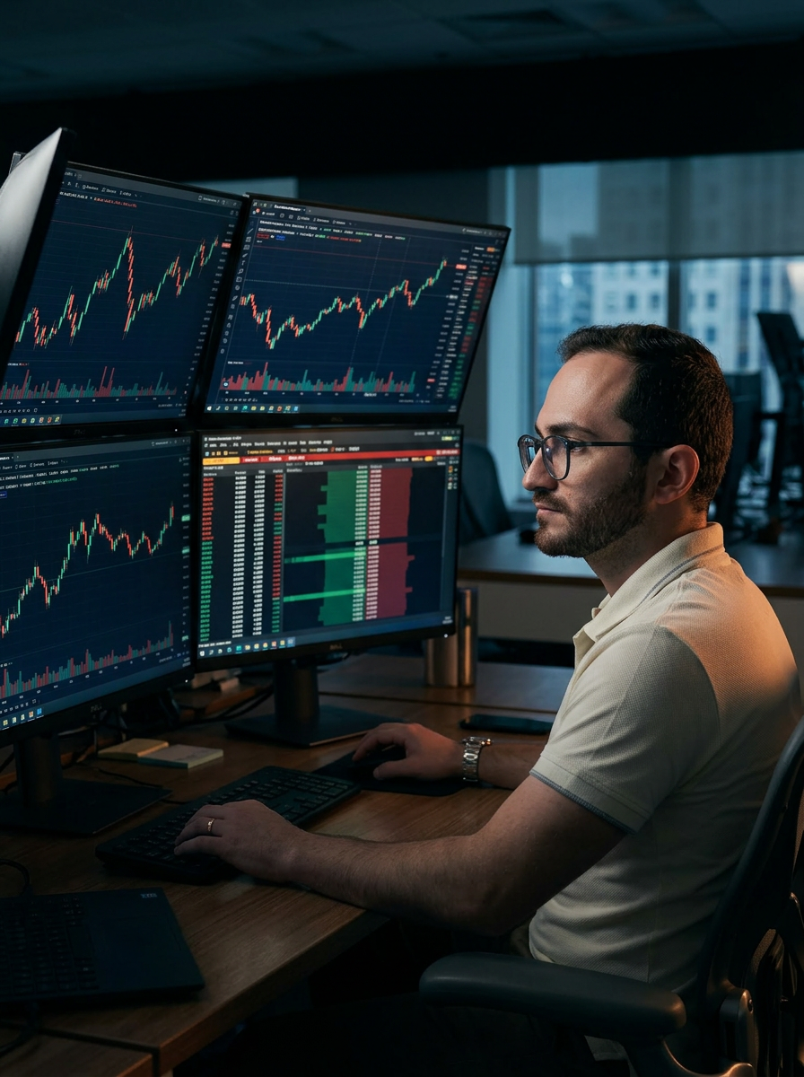 Rotina de mercado em tempo real